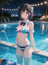 星屑のプールサイド昼とは違う、大人の世界