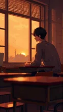放課後の光が、まだここにいる。 — 放課後イラストのAIイラスト｜SUPPART