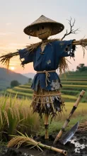 案山子·ひとりで見張る の投稿作品
