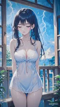 until the evening shower will pass
