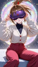 現実逃避❣️ — しどれみ（士土零未）さんのAIイラスト