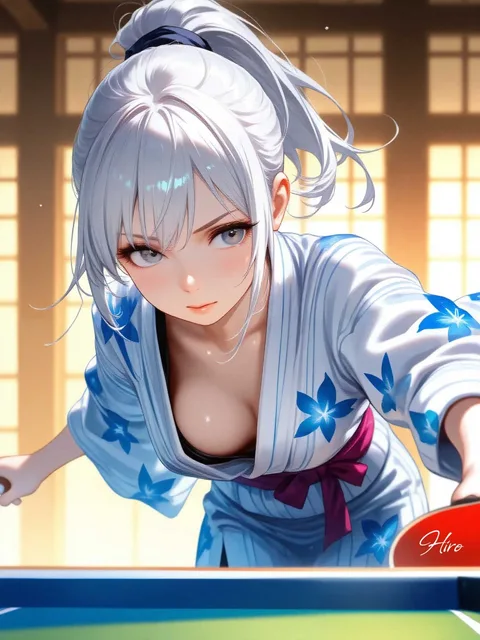 温泉卓球