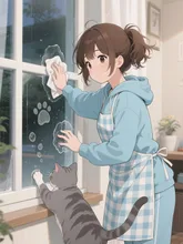 お手伝いするのにゃ🪣