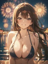 🎖️好きだよ…❤️ — 花火大会イラストのAIイラスト|SUPPART