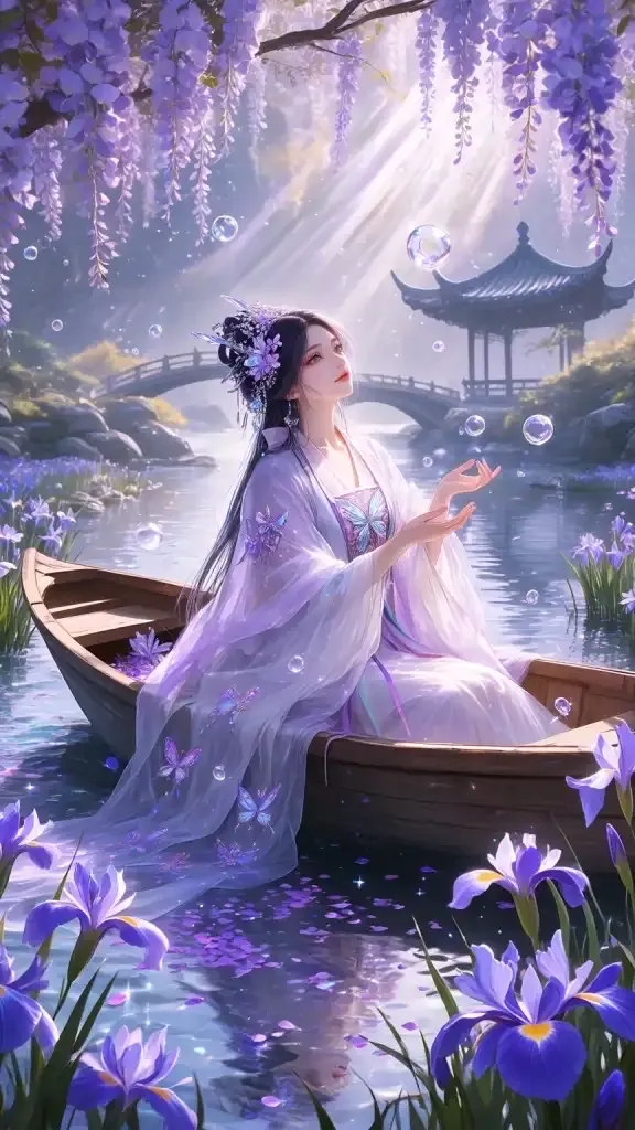 花菖蒲の巫女