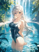 滝つぼの水着美女·涼を求めて の投稿作品