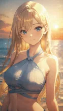 挑戦・ハイネックビキニ⑤