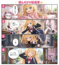 推し4コマ総選挙·オチまで描く の投稿作品