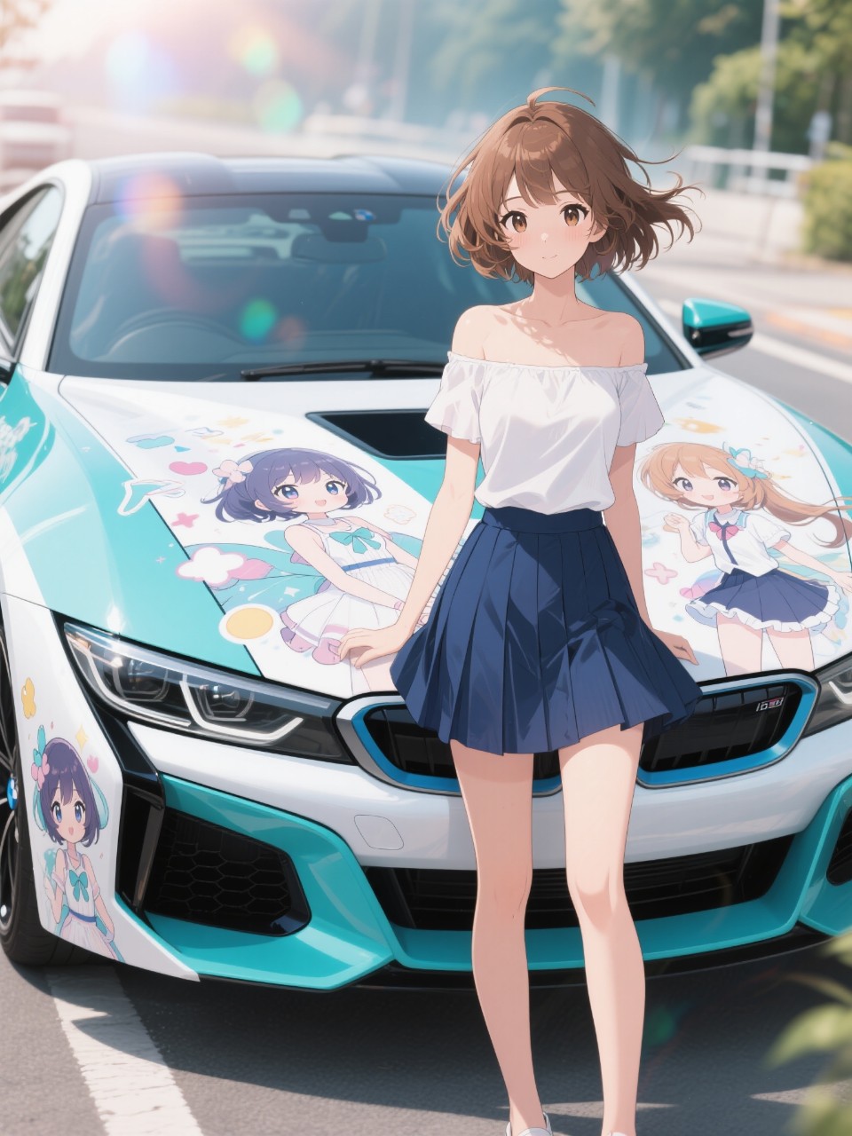 BMWi8ラッピングカー♪ — てぃぶてぃさんのAIイラスト