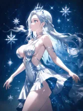 コンビニに向かう女王