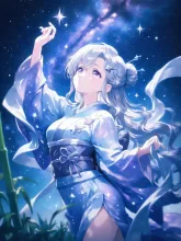 七夕の織姫·星降る七夕の夜 の投稿作品