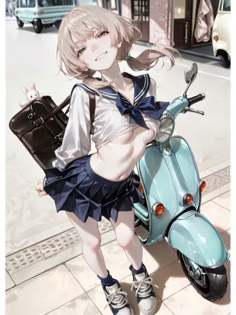 夏の終わりの光の中 - 笑った顔