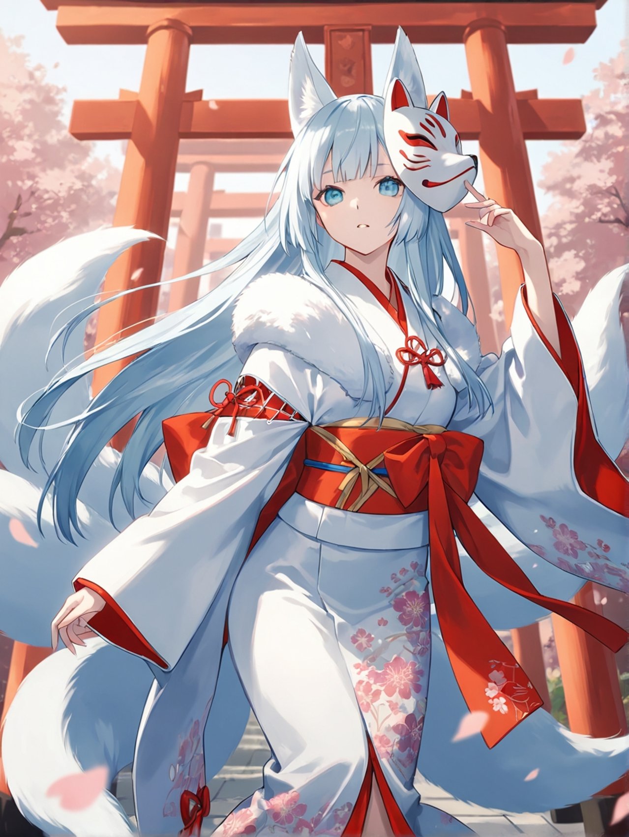妖狐 — 雫奈  低浮さんのAIイラスト