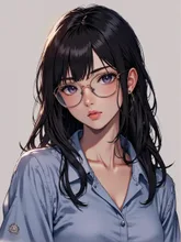 👓💕 — 一撃さんのAIイラスト