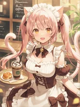 猫耳ツインテール