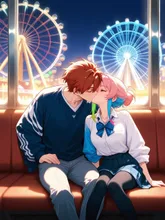 遊園地の観覧車の中で — 華心さんのAIイラスト