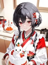 和風クリスマスケーキ — おっさんさんのAIイラスト