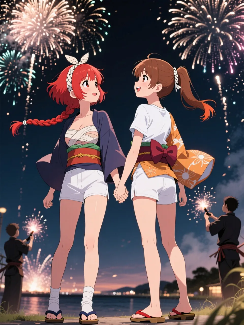 双子と花火師