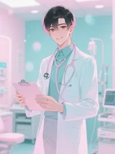 新米お医者さん — イケメン・青年のAIイラスト｜SUPPART