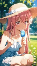 この娘の設定をどうするか··· — 黒髪イラストのAIイラスト|SUPPART
