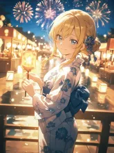 花火大会総選挙·夜空を彩る浴衣美人 の投稿作品