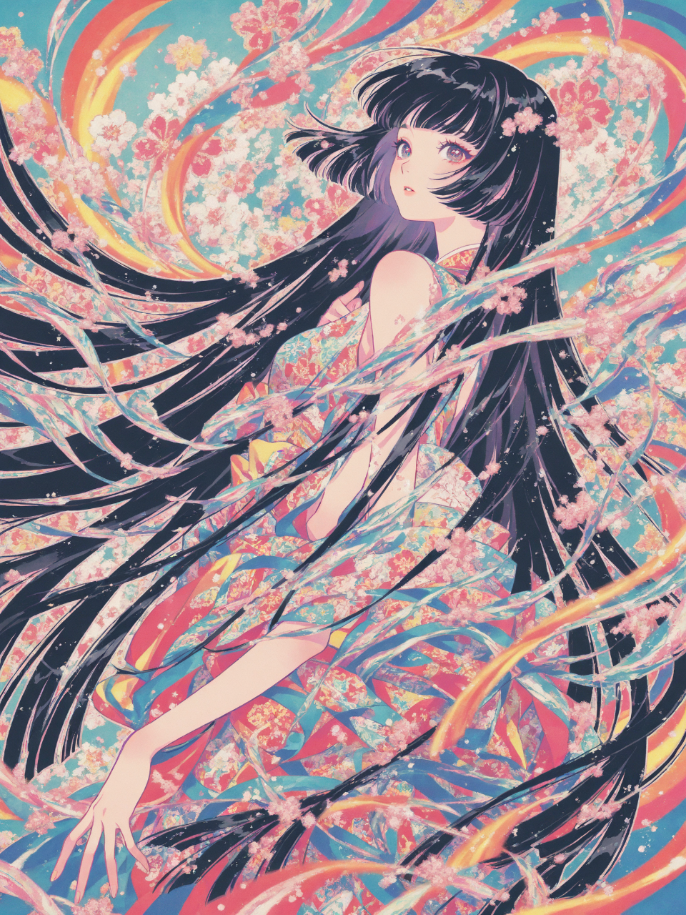 梅の花の手長族の乙女