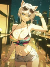 時期遅れの水着