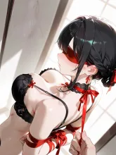 プレゼントのリボンを解く