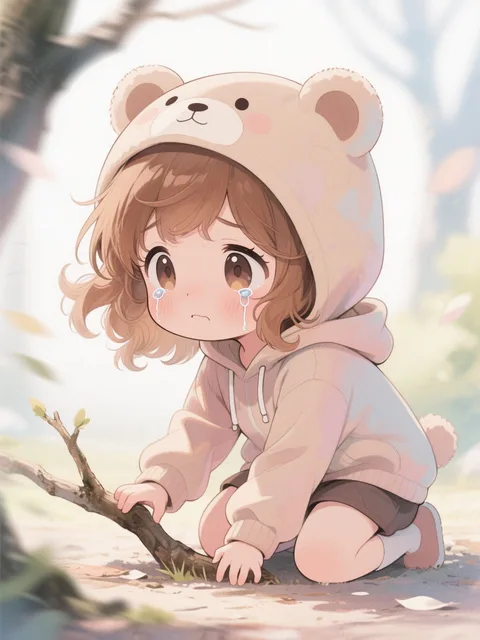 嘆くさっちゃん♪