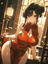 チャイナドレス·夏チャレンジ の投稿作品