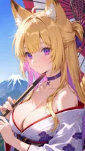 🗻富士山と御狐様🦊