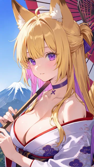 🗻富士山と御狐様🦊
