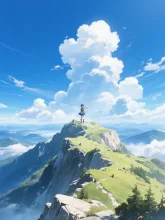 山の景色