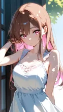 白ワンピース