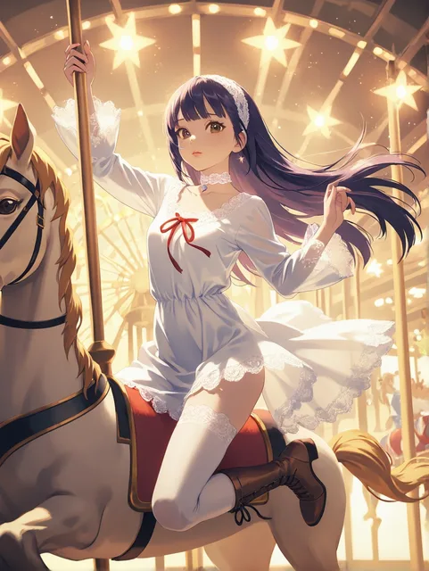 廻る少女…紫