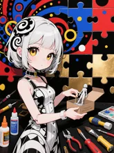 GO-UP ART 【Neither】Peraly: Plastic models. — GO-UPさんのAIイラスト