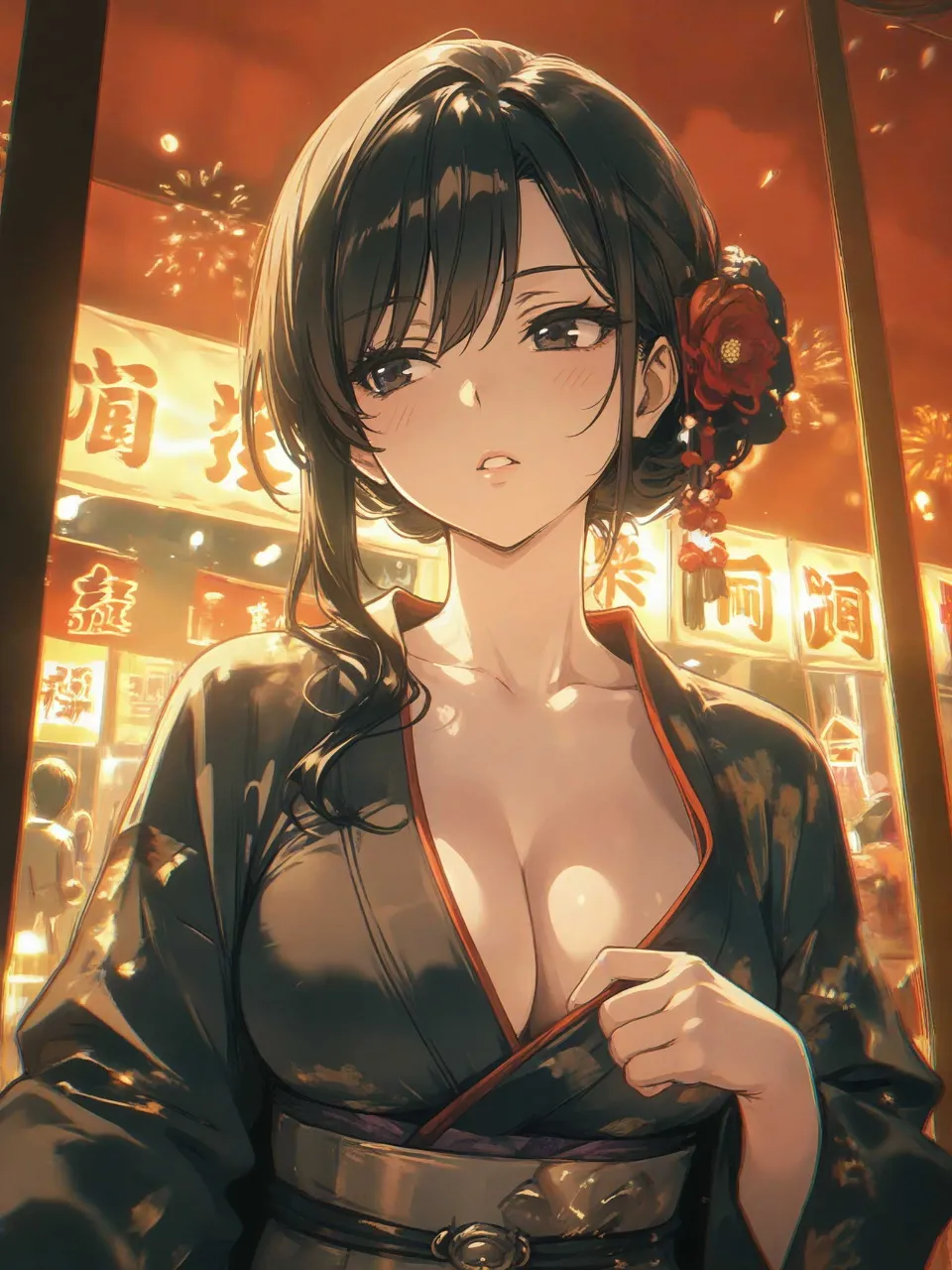 着物美人