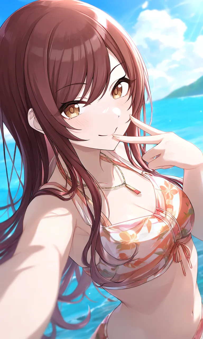 きらめく波と、とっておきの私