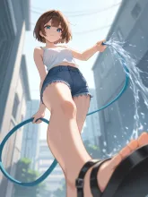打ち水の朝·初夏チャレンジ の投稿作品