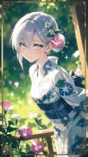 儚き朝顔