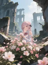 廃墟に咲く花·今宵チャレンジ の投稿作品