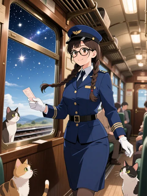 「穂蔵 灯子(ほのぐら とうこ)」の銀河鉄道の夜