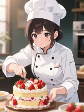 ケーキ作り