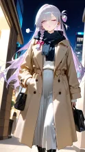 「これもマフラーね( ´Д`)=3」