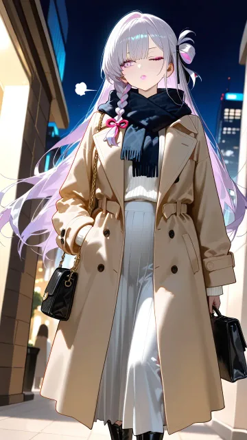 「これもマフラーね( ´Д`)=3」