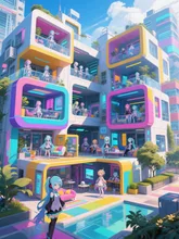 画像生成チャレンジ·団地 の投稿作品