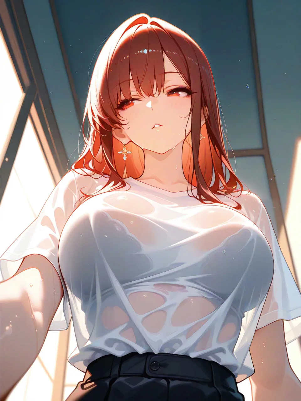白シャツ汗の香