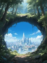 森の奥で