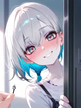 頬を染めるゾンビっ娘② — ゾンビイラストのAIイラスト|SUPPART