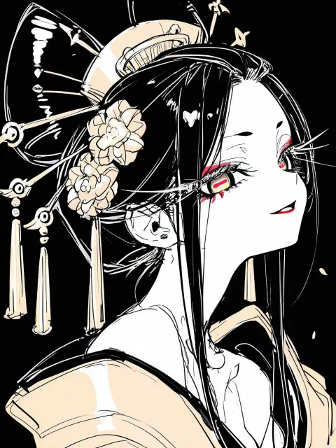 妖艶な瞳